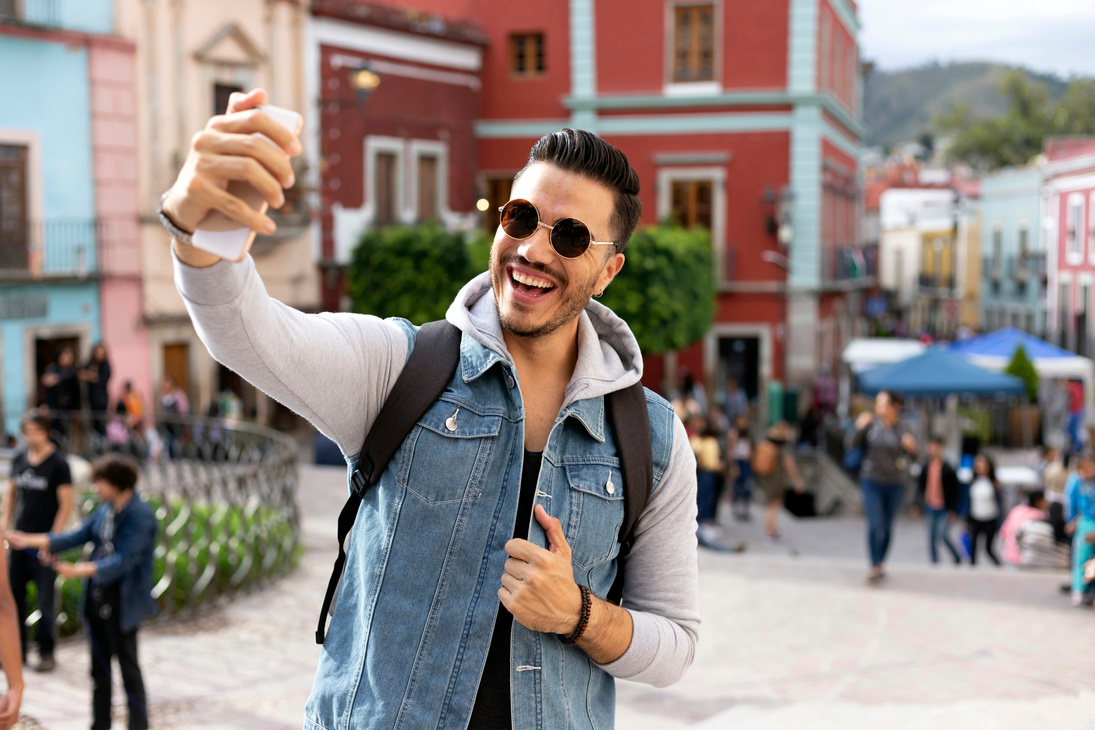 Mexican Man Travelling.